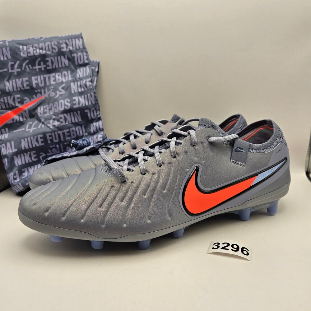 NIKE MEN'S 13 TIEMPO LEGEND 10 ELITE AG-PRO SPACE GREY FOOTBALL BOOTS DV4330-402